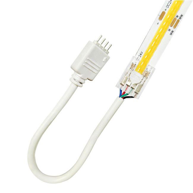 4 Pin 10mm COB RGB LED Strip Terminal Plug Connector